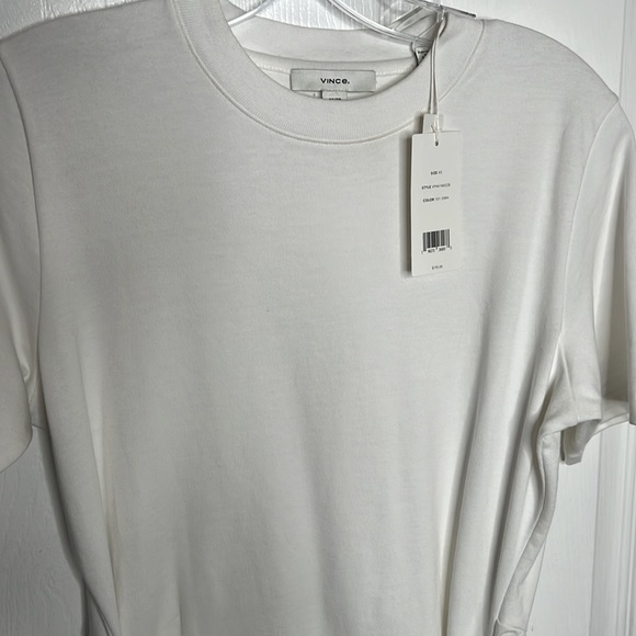 Vince - Short Sleeve Waist Tie Dress - Picture 6 of 9